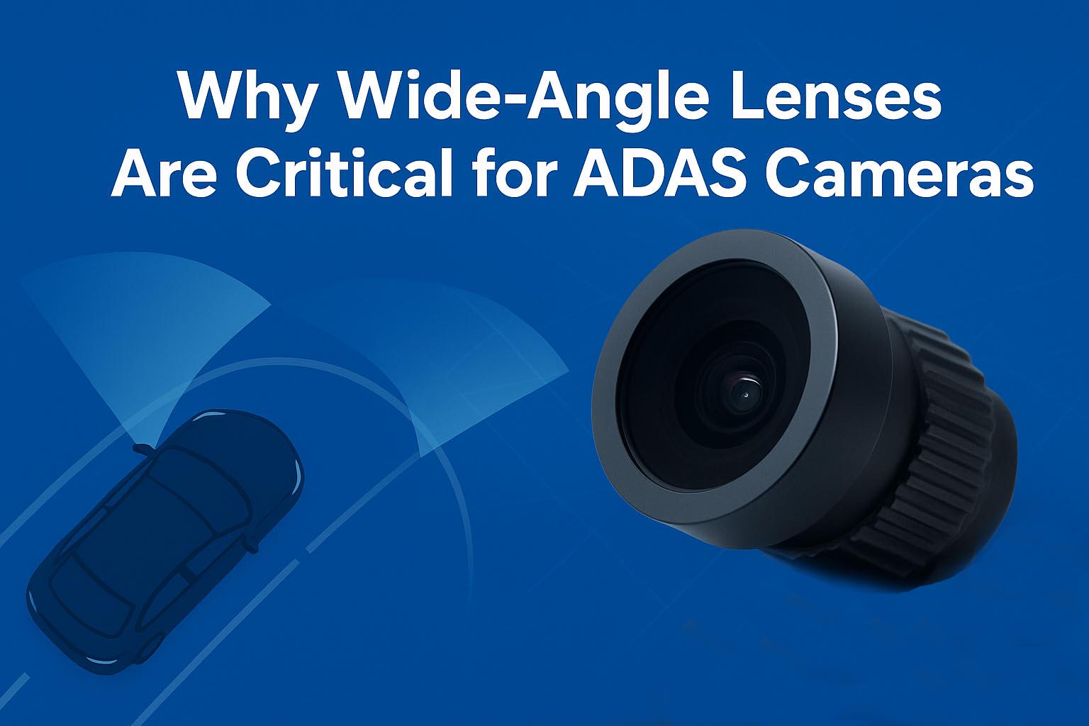 Why Wide-Angle Lenses Are Critical for ADAS Cameras？