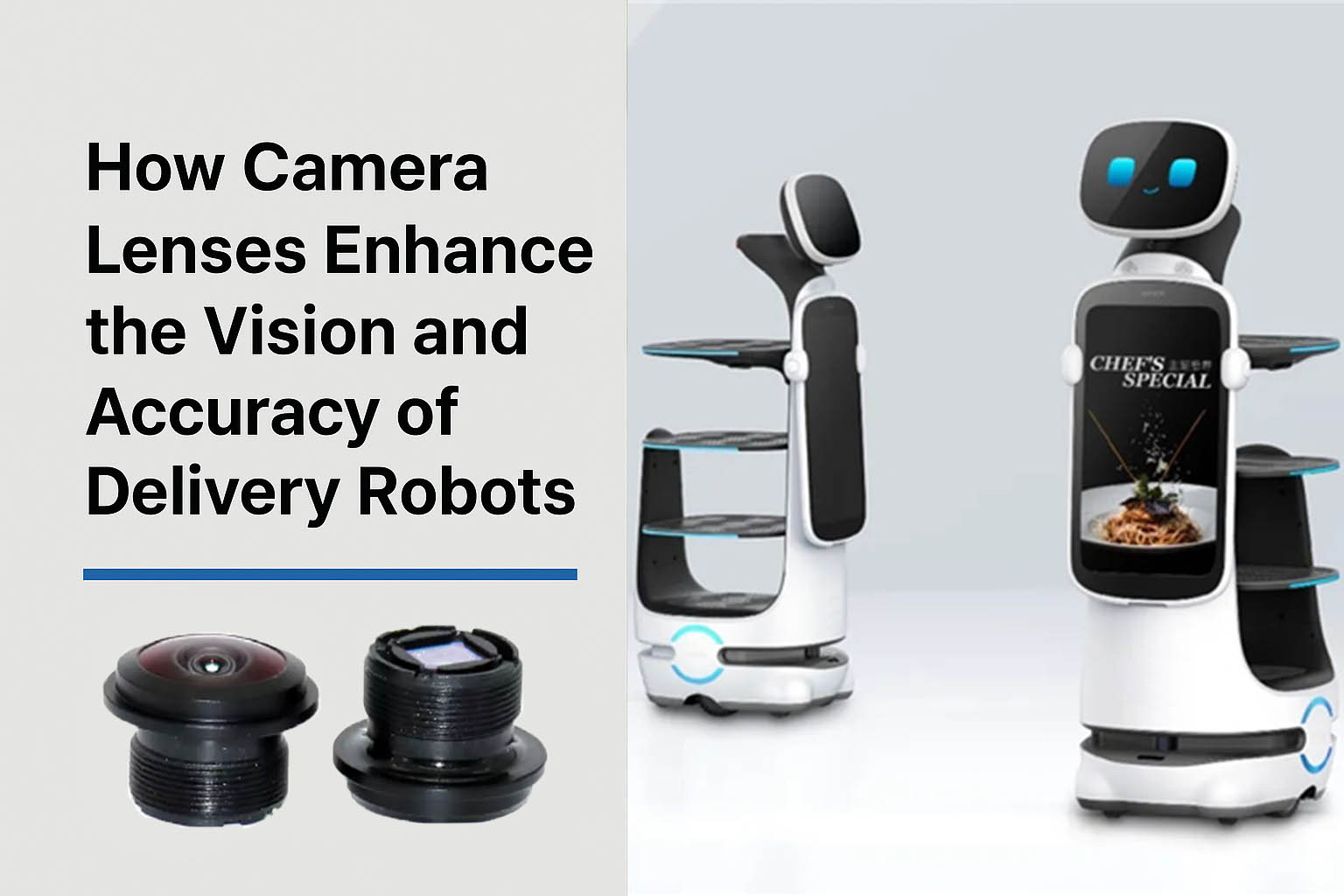 How Camera Lenses Enhance the Vision and Accuracy of Delivery Robots