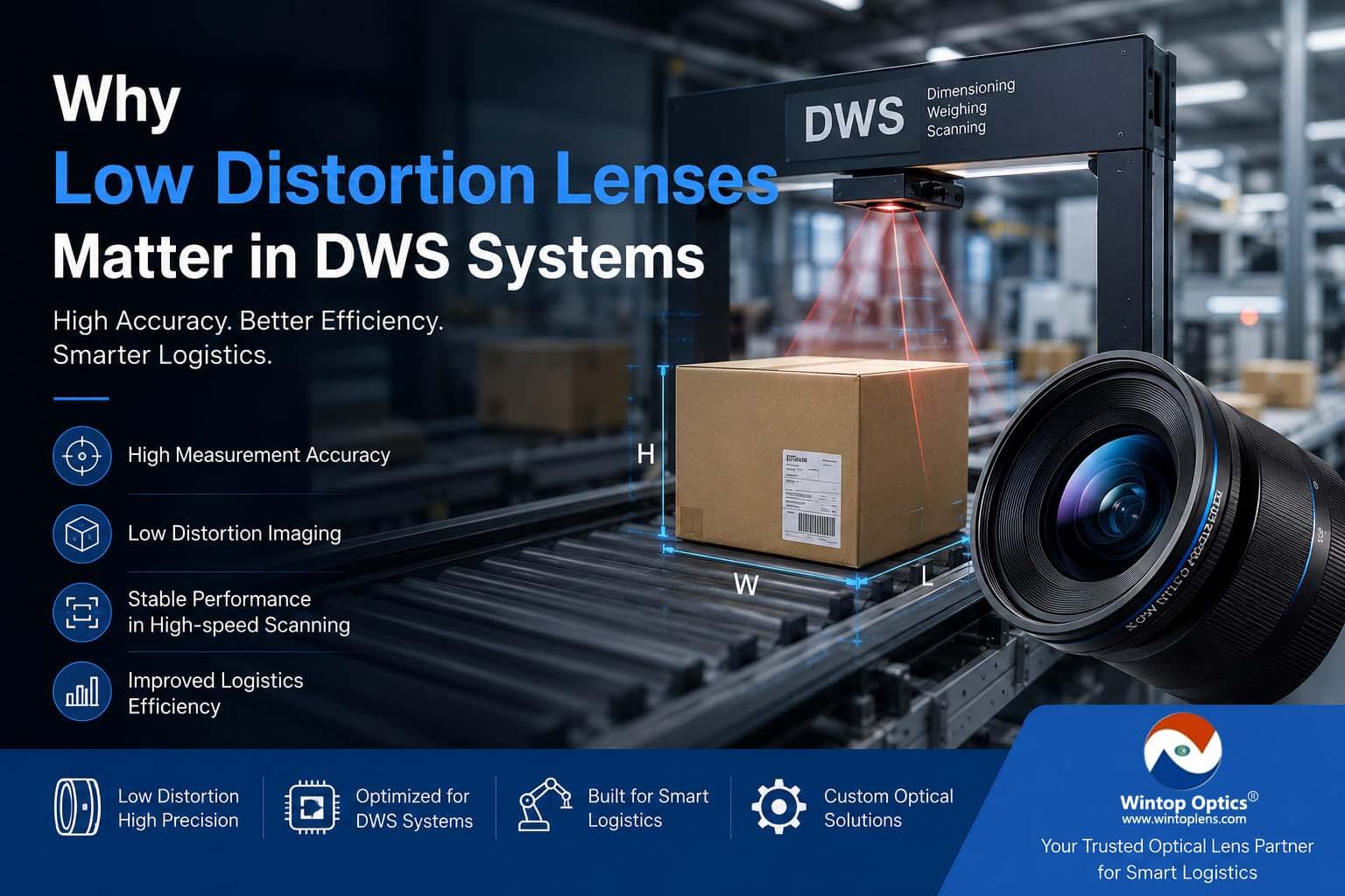 Why Low Distortion Lenses Matter in DWS Systems